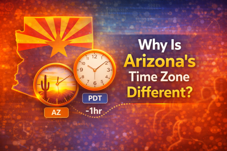 why is arizona time zone different